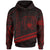 Pohnpei State Hoodie In My Heart Style Red Polynesian Patterns Unisex Black - Polynesian Pride