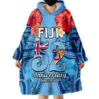 Fiji 1970 Happy 52 Years Independence Anniversary Wearable Blanket Hoodie LT14 - Polynesian Pride