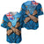 Fiji Bula Flag Baseball Jersey LT10 Blue - Polynesian Pride