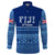 Fiji Independence Day Long Sleeve Button Shirt LT10 Unisex Blue - Polynesian Pride