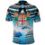 Custom Fiji Rugby Polo Shirt Map Creative Style - Polynesian Pride