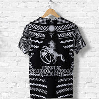 Fiji Rugby T Shirt Sydney Nadroga Navosa Stallions Creative Style Black LT8 - Polynesian Pride