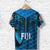 Fiji Rugby T Shirt Coconut Sporty Vibes Blue - Polynesian Pride