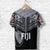 Fiji Rugby T Shirt Coconut Sporty Vibes Full Black - Polynesian Pride