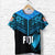 Fiji Rugby T Shirt Coconut Sporty Vibes Black Unisex Black - Polynesian Pride