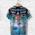 Custom Fiji Rugby T Shirt Map Creative Style - Polynesian Pride