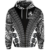 Fiji Rugby Zip Hoodie Sydney Nadroga Navosa Stallions Tapa Vibes NO.1 LT8 - Polynesian Pride