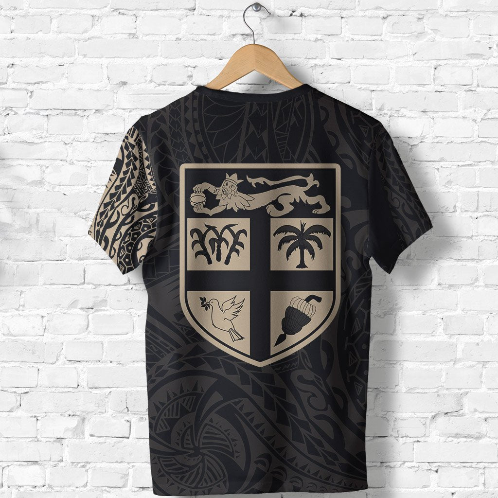 Fiji T Shirt Fijian Flag Polynesian Tattoo Style - Polynesian Pride