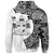 Fiji Zip Hoodie Hook Tattoo - Polynesian Pride