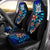 Fiji Custom Personalised Car Seat Covers - Vintage Tribal Mountain Crest Universal Fit Vintage - Polynesian Pride