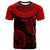 Fiji T Shirt Unique Serrated Texture Red Unisex Red - Polynesian Pride