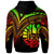 French Polynesia Hoodie Reggae Color Cross Style - Polynesian Pride