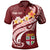 Fiji Custom Polo Shirt Viti Seal Polynesian Patterns Plumeria (Red) Unisex Red - Polynesian Pride