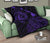 Hawaii Sea Turtle Is Swimming Toward Premium Quilt Purple - Polynesian Pride