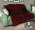 Fiji Premium Quilt - Fiji Coat Of Arms Polynesian Chief Red Version - Polynesian Pride