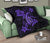 Hawaii Turtle Flower Polynesian Premium Quilt - Purple - Polynesian Pride