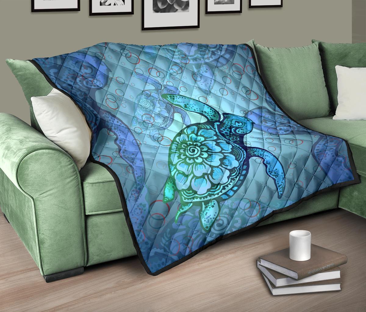 Turtle Beauty Premium Quilt - Polynesian Pride