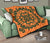 Hawaiian Quilt Turtle Pattern New Orange Premium Quilt - Skin Style - AH - Polynesian Pride