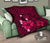 Hawaii Turtle Poly Tribal Pink Premium Quilt - Polynesian Pride