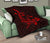 Hawaii Shark Red Polynesian Premium Quilt - Polynesian Pride