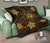 Hawaii Mix Polynesian Turtle Plumeria Premium Quilt - AH - Nick Style - Brown - Polynesian Pride