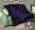 Polynesian Quilt - Polynesian Purple Shark Warrior Tattoo - Polynesian Pride