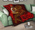 Vanuatu Polynesian Premium Quilt - Red Shark Polynesian Tattoo - Polynesian Pride