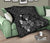 Hawaii Turtle Poly Tribal Gray Premium Quilt - Polynesian Pride