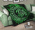 Hawaiian Turtle Polynesian Green Premium Quilt - Polynesian Pride
