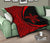 Hawaii Turtle Polynesian Red Premium Quilt - Circle Style - Polynesian Pride