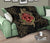 Hawaii Shark Hibiscus Gold Premium Quilt - Polynesian Pride