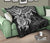 Vanuatu Polynesian Premium Quilt - Vanuatu Coat Of Arms & White Turtle Hibiscus - Polynesian Pride