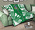 Norfolk Island Premium Quilt - Norfolk Island Coat Of Arms Polynesian White Tattoo (Green) - Polynesian Pride