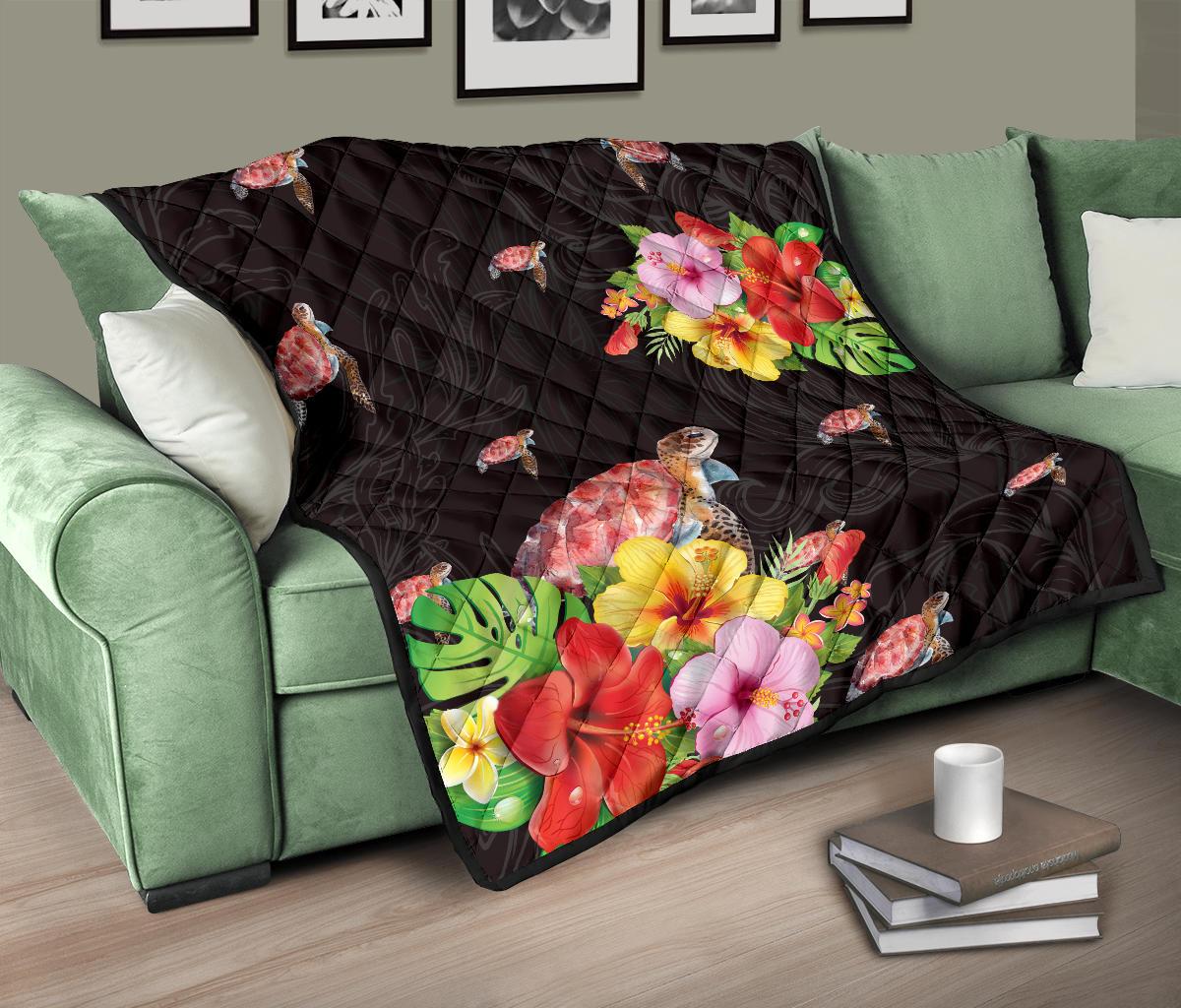 Ocean Turtle Premium Quilt - Polynesian Pride