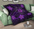 Hawaii Mix Polynesian Turtle Plumeria Premium Quilt - AH - Nick Style - Purple - Polynesian Pride