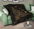 Rays Hawaii Map Polynesian Premium Quilt - Gold - Polynesian Pride