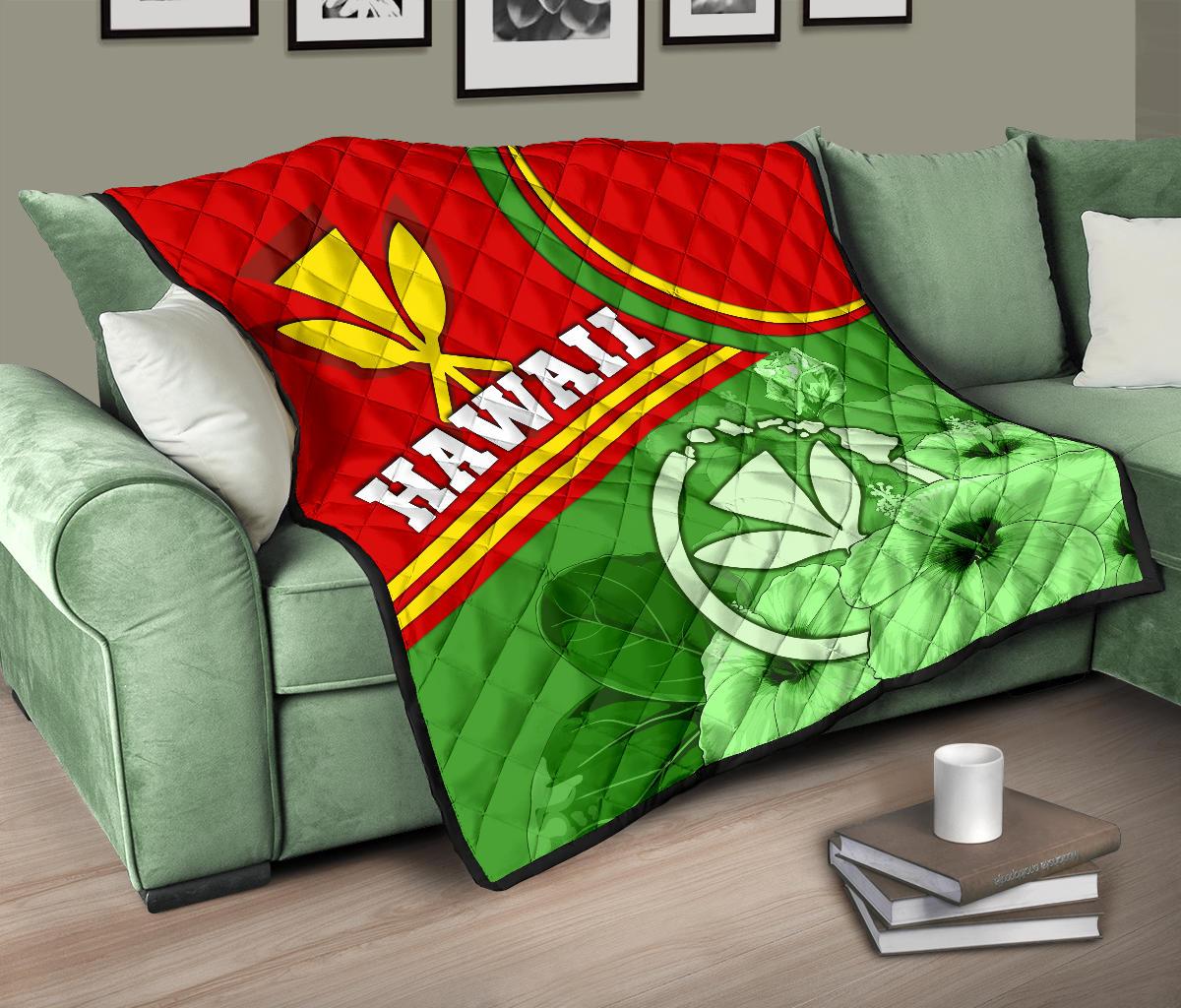 Hawaii Polynesian Premium Quilt - Hawaii Kanaka Maoli - Polynesian Pride