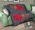 Hawaii Turtle Hibiscus Polynesian Premium Quilt - Khoi Style - AH - Polynesian Pride