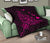 Rays Hawaii Map Polynesian Premium Quilt - Pink - Polynesian Pride