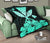 Hawaiian Kanaka Premium Quilt Hibiscus Polynesian Love Turquoise - Polynesian Pride