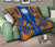 Marshall Islands Premium Quilt - Marshall Islands Seal Polynesian Orange Tattoo - Polynesian Pride
