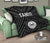 Tahiti Premium Quilt - Tahiti Seal In Polynesian Tattoo Style (Black) - Polynesian Pride