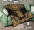 Papua New Guinea Premium Quilt - Papua New Guinea Coat Of Arms Polynesian Chief Gold Version - Polynesian Pride
