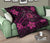 Hawaii Mix Polynesian Turtle Plumeria Premium Quilt - AH - Nick Style - Pink - Polynesian Pride
