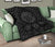 Hawaii Premium Quilt - Hawaii Map Honu Hibiscus Gray Polynesian Premium Quilt - Polynesian Pride