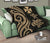 Wallis and Futuna Premium Quilt - Gold Tentacle Turtle - Polynesian Pride