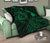 Hawaii Sea Turtle Is Swimming Toward Premium Quilt Green - Polynesian Pride
