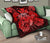 Hawaii Turtle Wave Polynesian Premium Quilt - Hey Style Red - Polynesian Pride