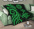 American Samoa Premium Quilt - Green Tentacle Turtle - Polynesian Pride