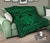 Hawaii Polynesian Pele Kanaka Premium Quilt Green - Polynesian Pride